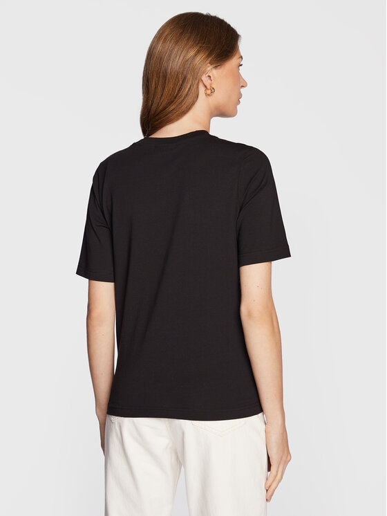 Gina Tricot Gina Tricot T-Shirt Basic 17937 Czarny Regular Fit