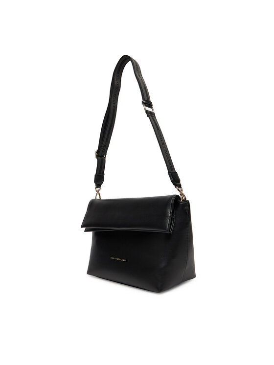 Tommy Hilfiger Tommy Hilfiger Τσάντα Th Logotape AW0AW17692 Μαύρο