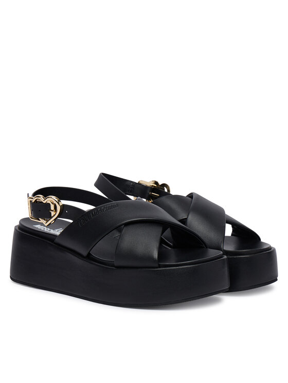 LOVE MOSCHINO LOVE MOSCHINO Sandále JA16137I0OIA0000 Čierna
