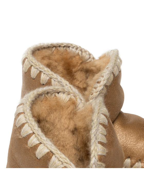 Mou Mou Μπότες Χιονιού Eskimo18 FW101001B Καφέ