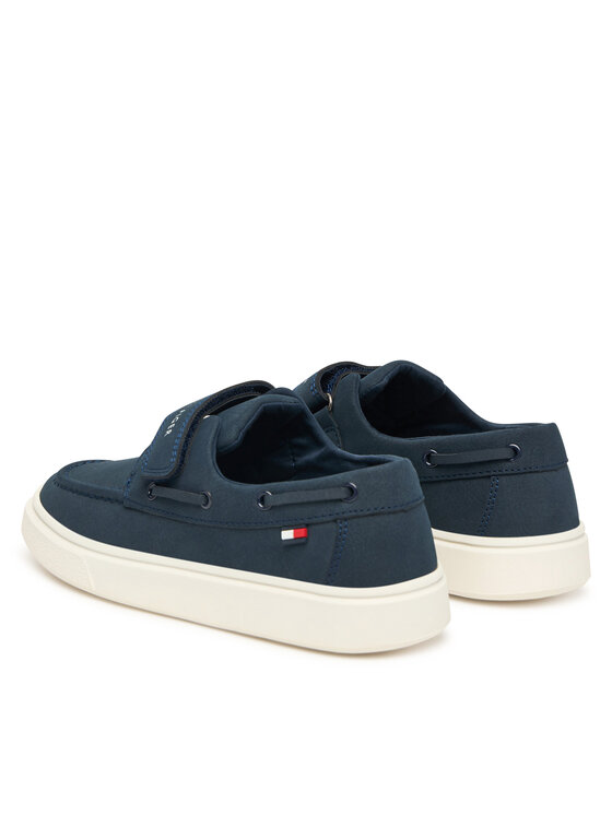 Tommy Hilfiger Tommy Hilfiger Półbuty Low Cut Velcro T1B4-34340-0315 S Granatowy