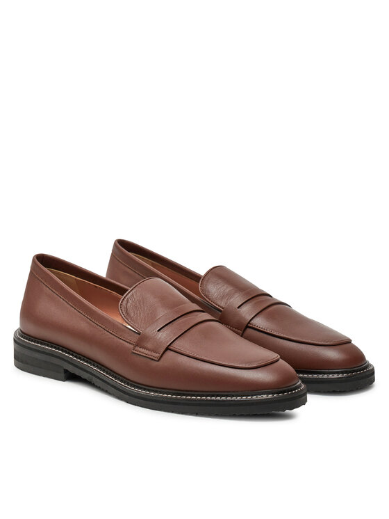 Pollini Pollini Loaferice SA10093G1LTDG217 Smeđa