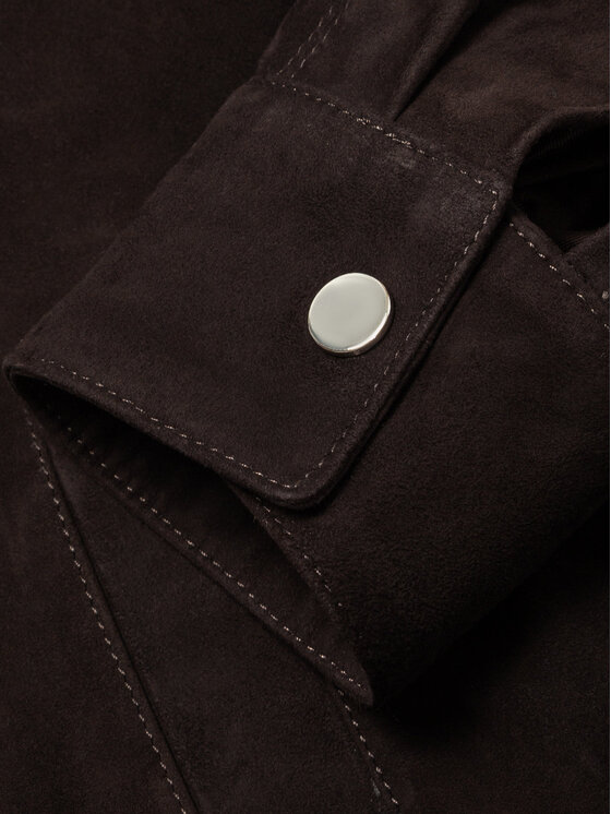 Le Collet Le Collet Kurtka bomber ORLANDO Brązowy Oversize