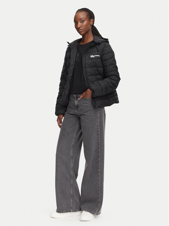 Karl Lagerfeld Jeans Karl Lagerfeld Jeans Zimné bundy B3W15016 Čierna Regular Fit