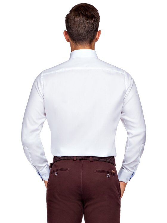 Lancerto Lancerto Koszula Almeria 3 KO051117000200 Biały Slim Fit
