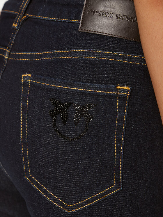 PINKO Pinko Jeans hlače Flora 100561 A20N Mornarsko modra Regular Fit