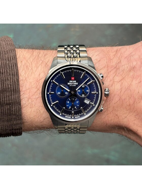 Swiss Military by Chrono Swiss Military by Chrono Hodinky SM34107.03 Stříbrná