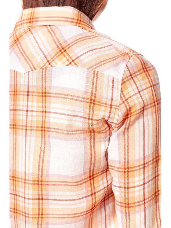 Wrangler Wrangler Camicia WESTERN Arancione Regular Fit