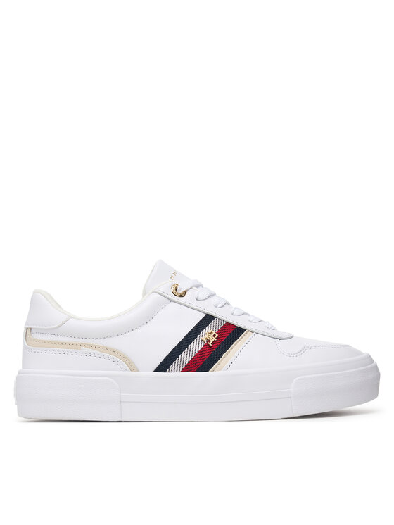 Tommy Hilfiger Tommy Hilfiger Superge Th Platform Vulc Leather FW0FW09603 Bela