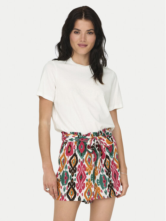 JDY T-shirt Molly 15311675 Bianco Regular Fit, taglia : XL