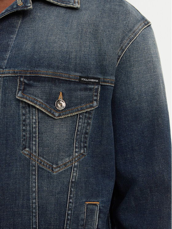 Dolce&Gabbana Dolce&Gabbana Kurtka jeansowa G9NL5D G8GW9 Niebieski Regular Fit