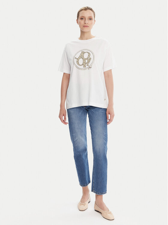 JOOP! JOOP! T-Shirt 58 252JE58Tashi 30046236 Biały Regular Fit