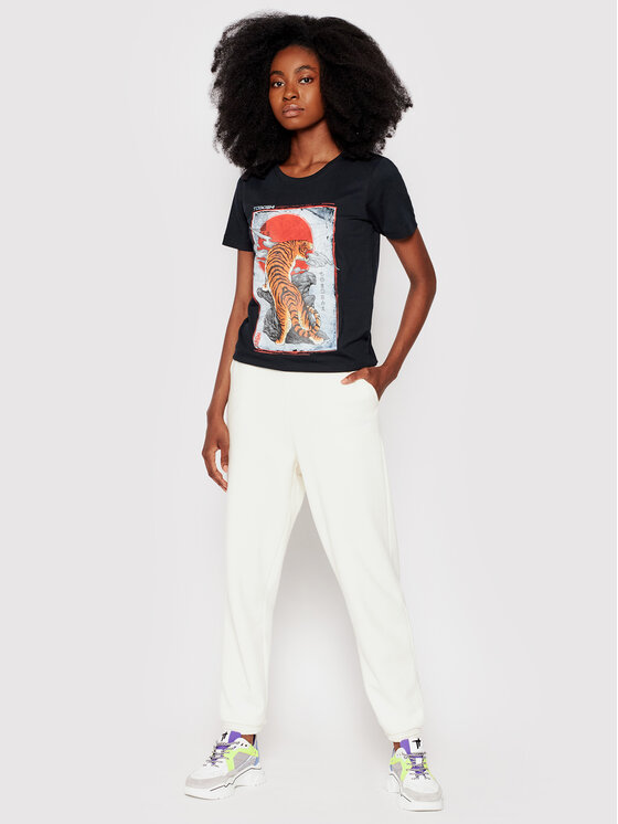 T-shirt Tiger D Ts 1 Nero Regular Fit