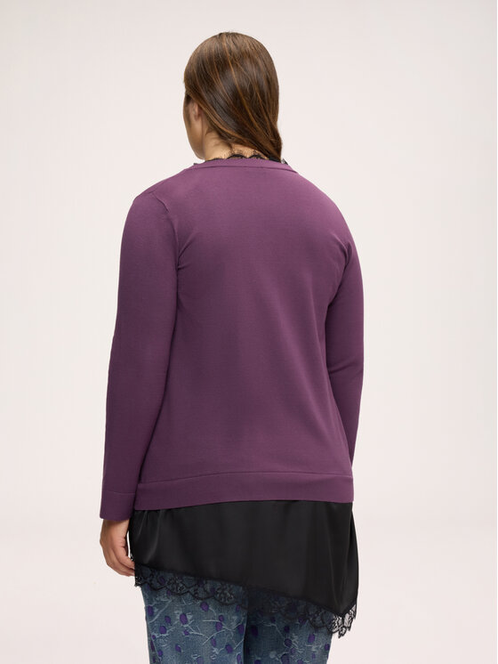 Fiorella Rubino Fiorella Rubino Maglione M347L008630N029 Viola Regular Fit
