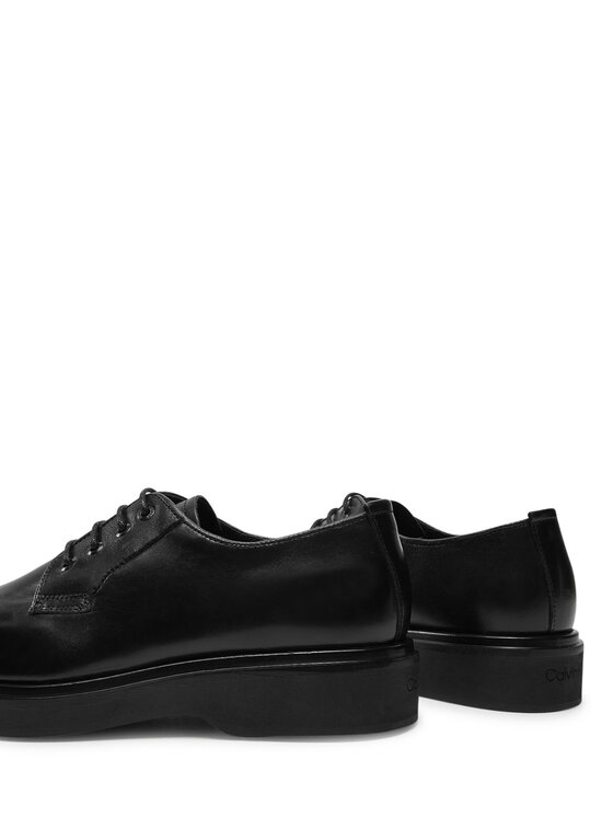 Calvin Klein Calvin Klein Pusbačiai Lace Up - Lth HW0HW02278 Juoda