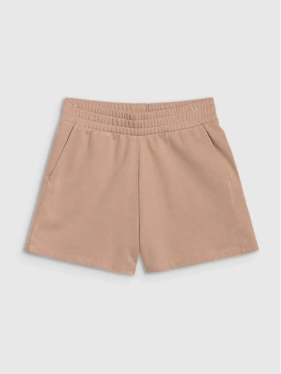4F 4F Šortky 4FWMM00TSHOF542-83S Hnedá Regular Fit