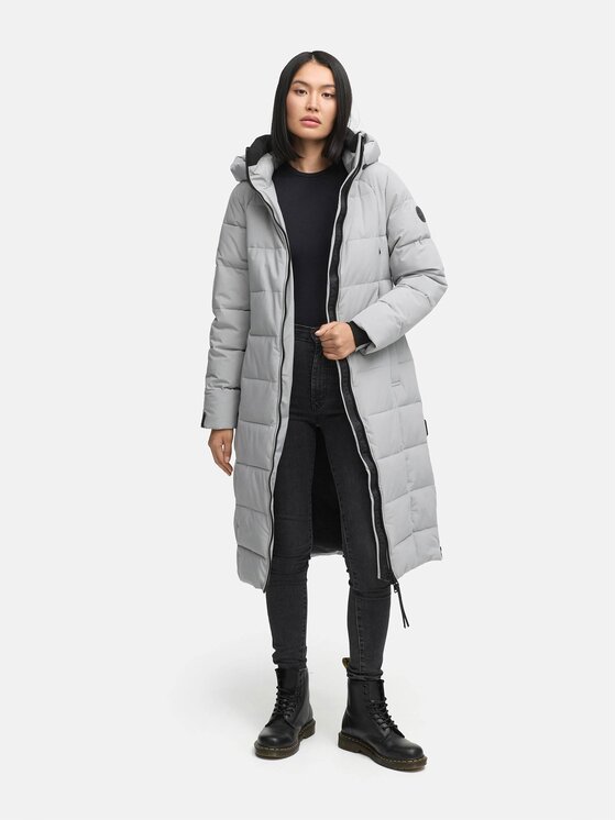 Marikoo Marikoo Kurtka zimowa Lanitaa Szary Regular Fit