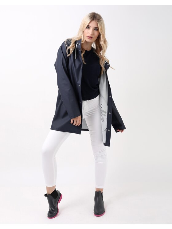 VANNSKJOLD VANNSKJOLD Kurtka przeciwdeszczowa ELEGANCE Granatowy Classic Fit