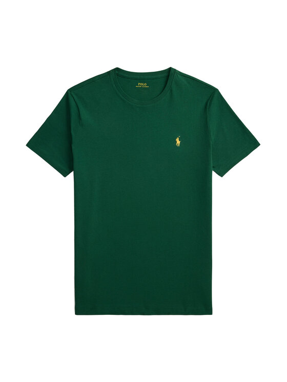 Polo Ralph Lauren Polo Ralph Lauren T-krekls 710671438461 Zaļš Custom Slim Fit