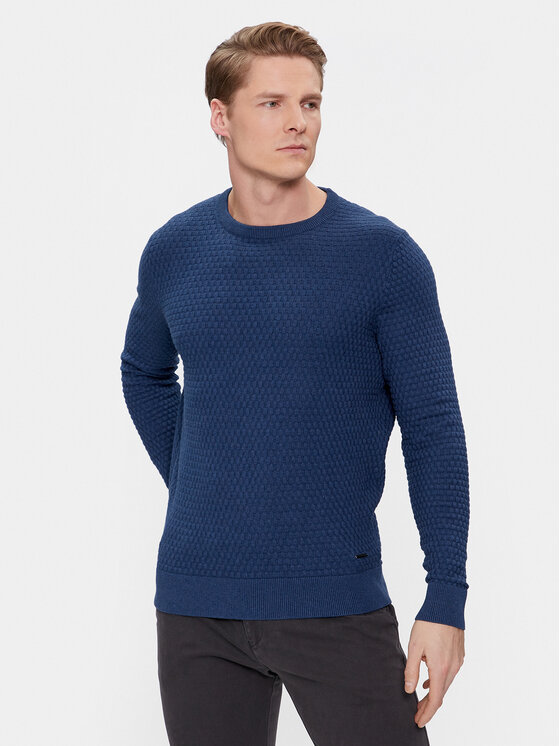 Bugatti Bugatti Светр 7400 25521 Голубий Regular Fit