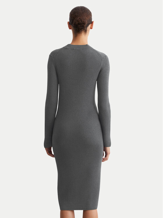 Marc O'Polo Marc O'Polo Strickkleid 409 5045 67097 Grau Slim Fit