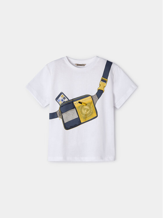 Mayoral Tričko 3018 Biela Regular Fit