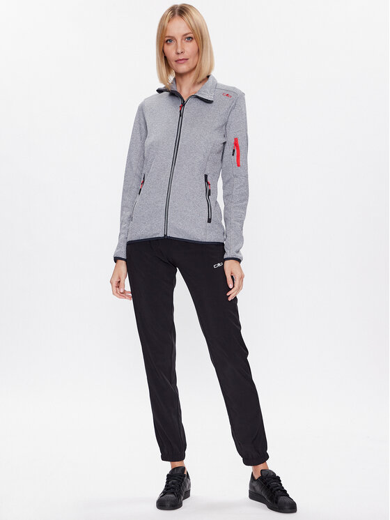 CMP CMP Spodnie dresowe 3C83176 Czarny Regular Fit