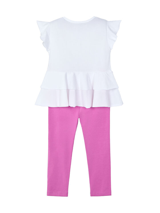Mayoral Mayoral Set majica i leggins 3704 Ružičasta Regular Fit