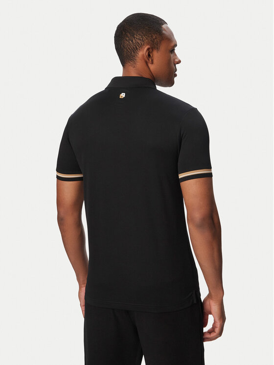 BOSS BOSS Tricou polo Serve 50559200 Negru Regular Fit