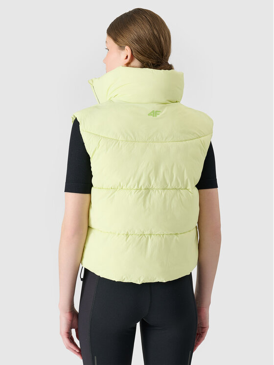 4F 4F Kamizelka MIDSHOP TEXTILE Zielony