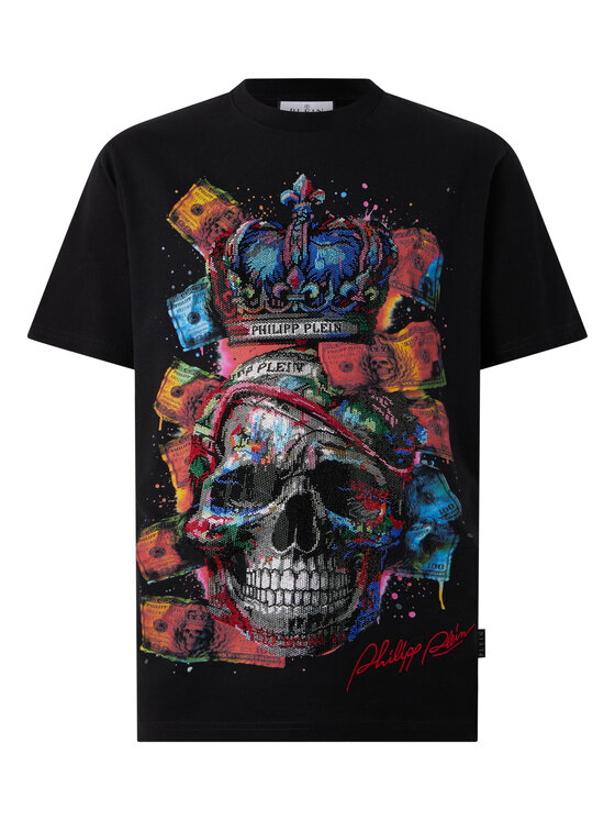 PHILIPP PLEIN PHILIPP PLEIN T-shirt 31099 Nero Regular Fit