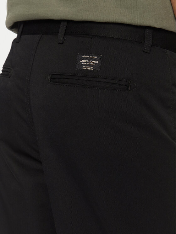 Jack&Jones Jack&Jones Hlače iz tkanine Bill 12269667 Črna Loose Fit