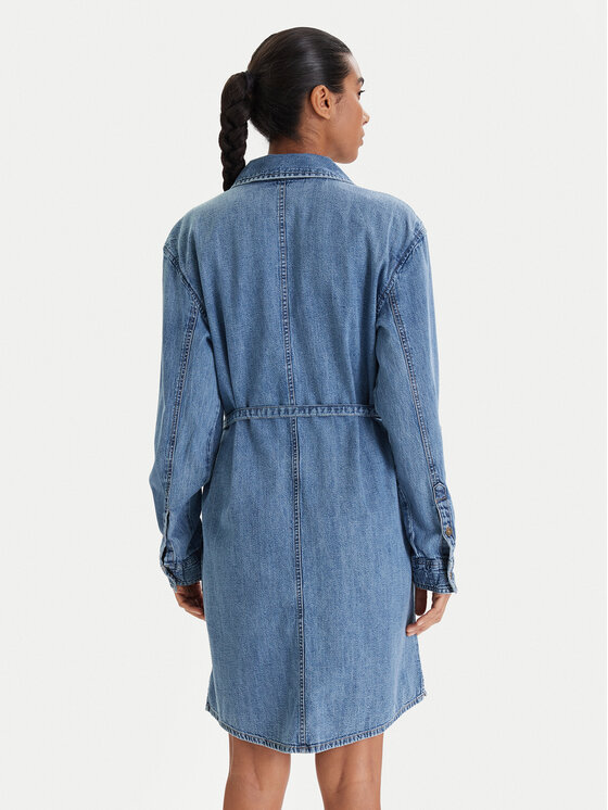 Guess Jeans Guess Jeans Vestito di jeans W6RK26 D5M81 Blu Regular Fit