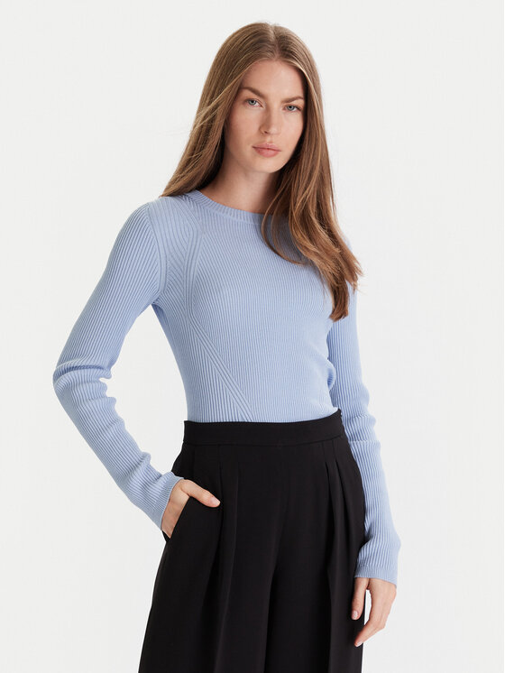 JOOP! JOOP! Svetr 58 253KN58Karloa 30047481 Světle modrá Slim Fit