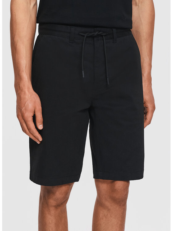 Pako Lorente Pako Lorente Szorty materiałowe P26SF-WS-002 Czarny Regular Fit
