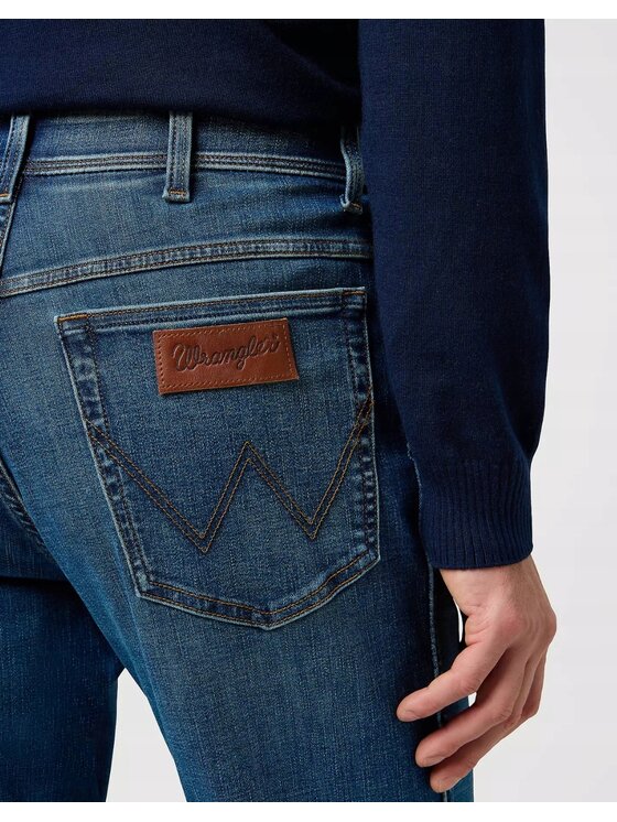 Wrangler Wrangler Jeansy TEXAS SLIM Niebieski Slim Fit