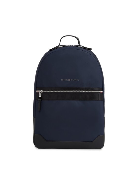 Tommy Hilfiger Nahrbtnik Th Elevated Nylon Backpack AM0AM11573 Mornarsko Modra