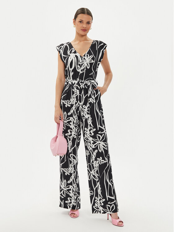 Desigual Desigual Гащеризон Macroflor 24WWPWX0 Черен Regular Fit