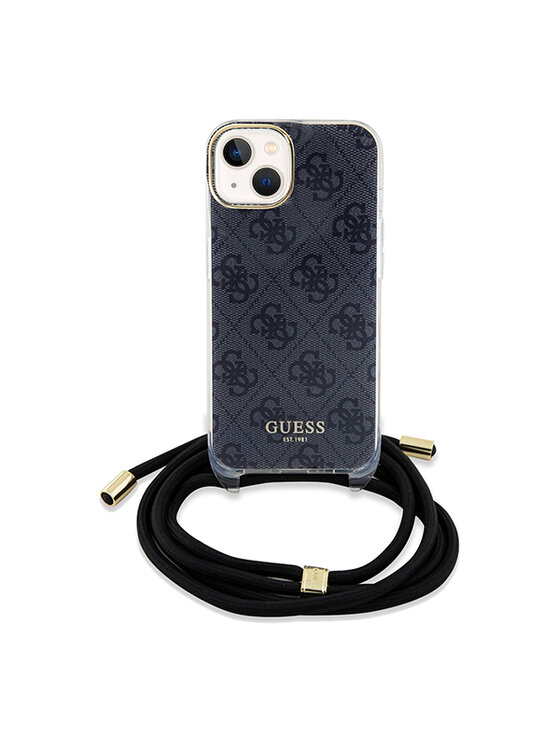 Guess Guess Etui na telefon iPhone 15 Czarny