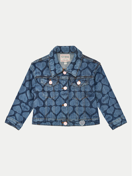 Guess Džínsová bunda K4YL03 D4WF0 Modrá Regular Fit
