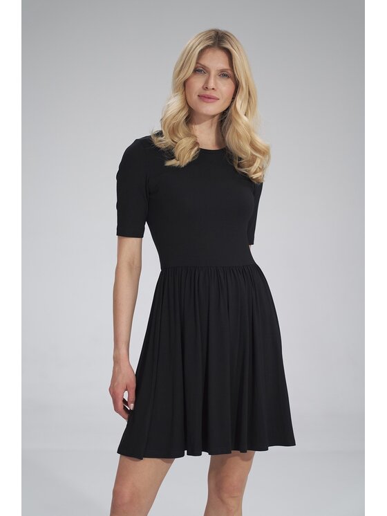 FIGL FIGL Šaty M751 Čierna Regular Fit