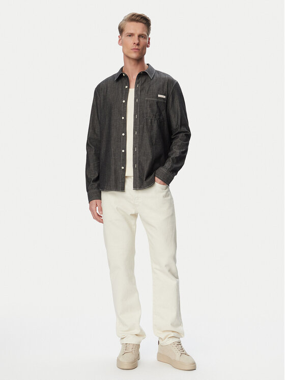 Calvin Klein Jeans Calvin Klein Jeans Koszula jeansowa LV04RG115G Czarny Regular Fit