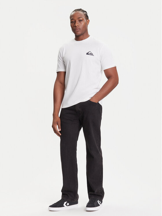 Quiksilver Quiksilver Majica EQYZT08181 Bela Regular Fit