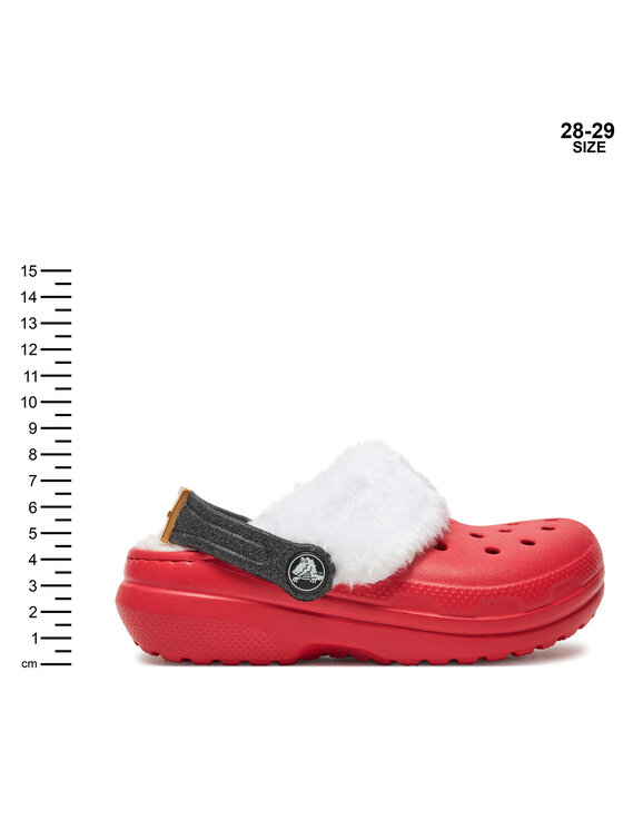 Crocs Crocs Şlapi Classic Lined Santa Clog K 210931 Roșu