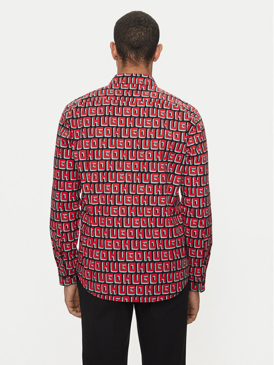 HUGO Hugo Särk Ermo 50519638 Punane Slim Fit