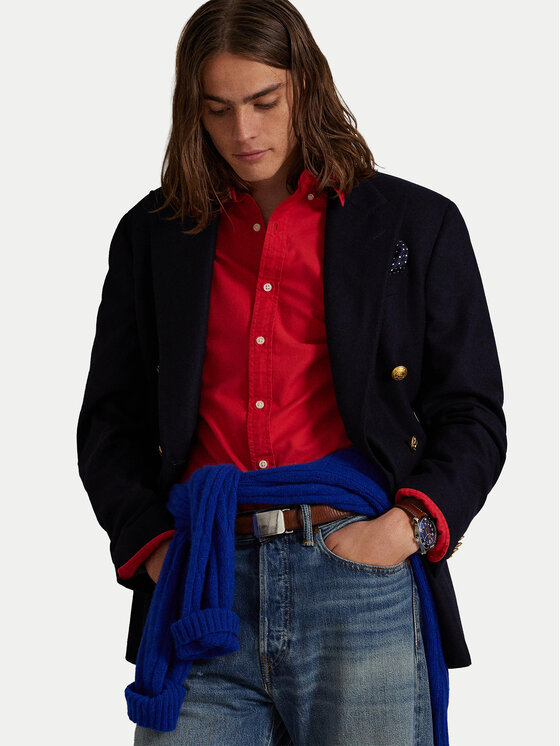 Polo Ralph Lauren Polo Ralph Lauren Srajca 710804257061 Rdeča Slim Fit