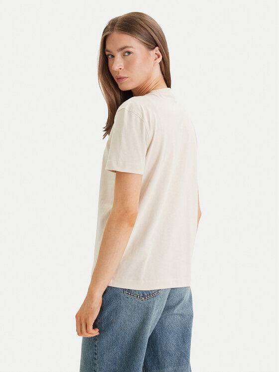 Guess Guess T-shirt W6GI27 K3160 Bež Regular Fit