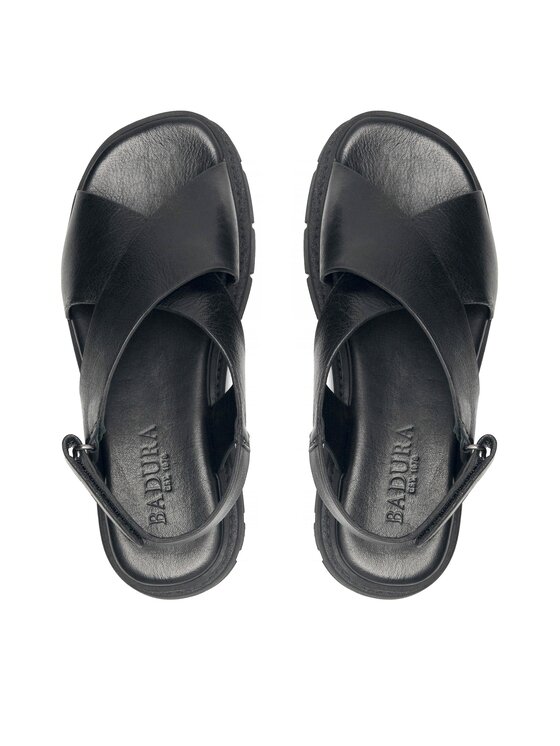 Badura Badura Sandale FILETTO-23SS82-09 Negru