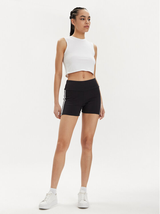 adidas adidas Pantaloni scurți sport 3-Stripes IP2980 Negru Slim Fit