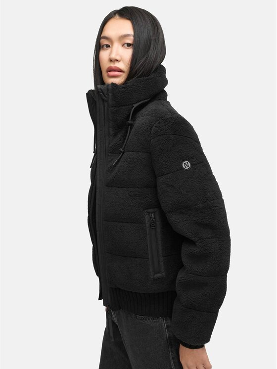 Navahoo Navahoo Kurtka zimowa Schneepuder Czarny Regular Fit